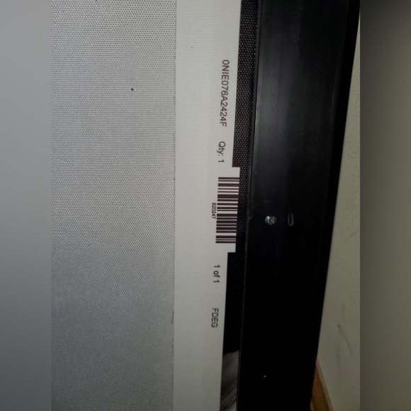 24" H x 24" W x 2" D Tulipa Double Black White Framed On Canvas | NWOT - Picture 5 of 8